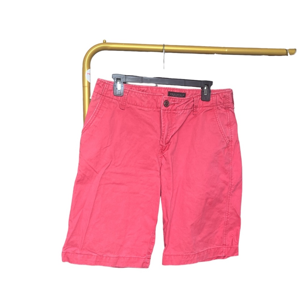 Aeropostale Womens Hot Pink Shorts 100% Cotton Size 31